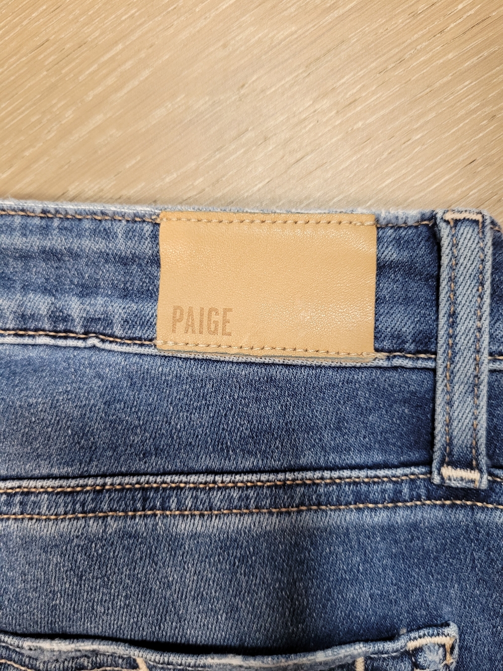 PAIGE Jeans Women's sz 28 Hoxton Slim Mid Rise Ankle Denim Jean - Picture 6 of 14